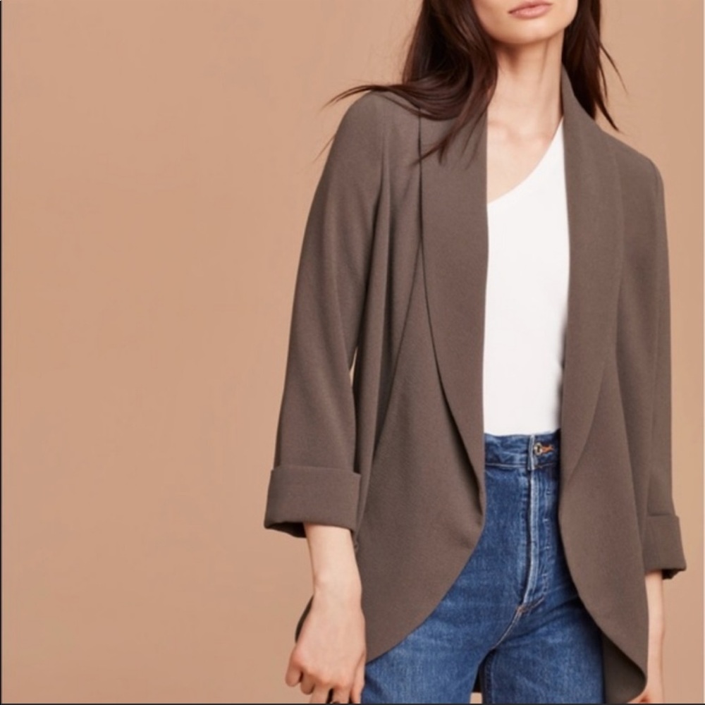 Aritzia chevalier jacket - taupe/6